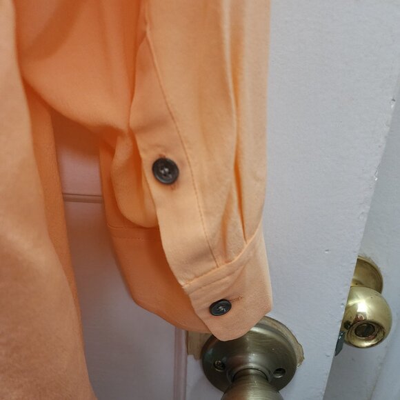Vince Caputo Silk Crepe de Chine Blouse Sorbet - 1X - NWT $100 obo Stunning! - Picture 4 of 7